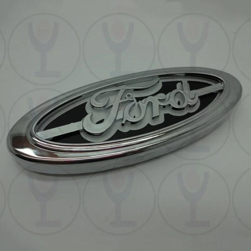 Autoaufkleber 14,5 x 5,6 cm Auto LED Emblem Licht für Ford Kuga Focus Mondeo Mustang Fusion Mk2 Mk3 Fiesta Mk6 Explorer Logo Abzeichen Acc