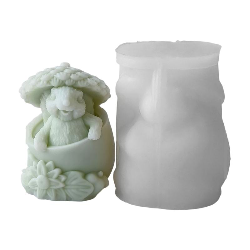 

Animal Squirrel Candle Silicone Mould Multipurpose Silicone Mold For Epoxy Resin Handmade Candle Soap Chocolate Baking