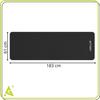 ACTIGET Yogamatte, Fitnessübung, rutschfest, 183x61x1 cm, Pilates-Matte, schwarz