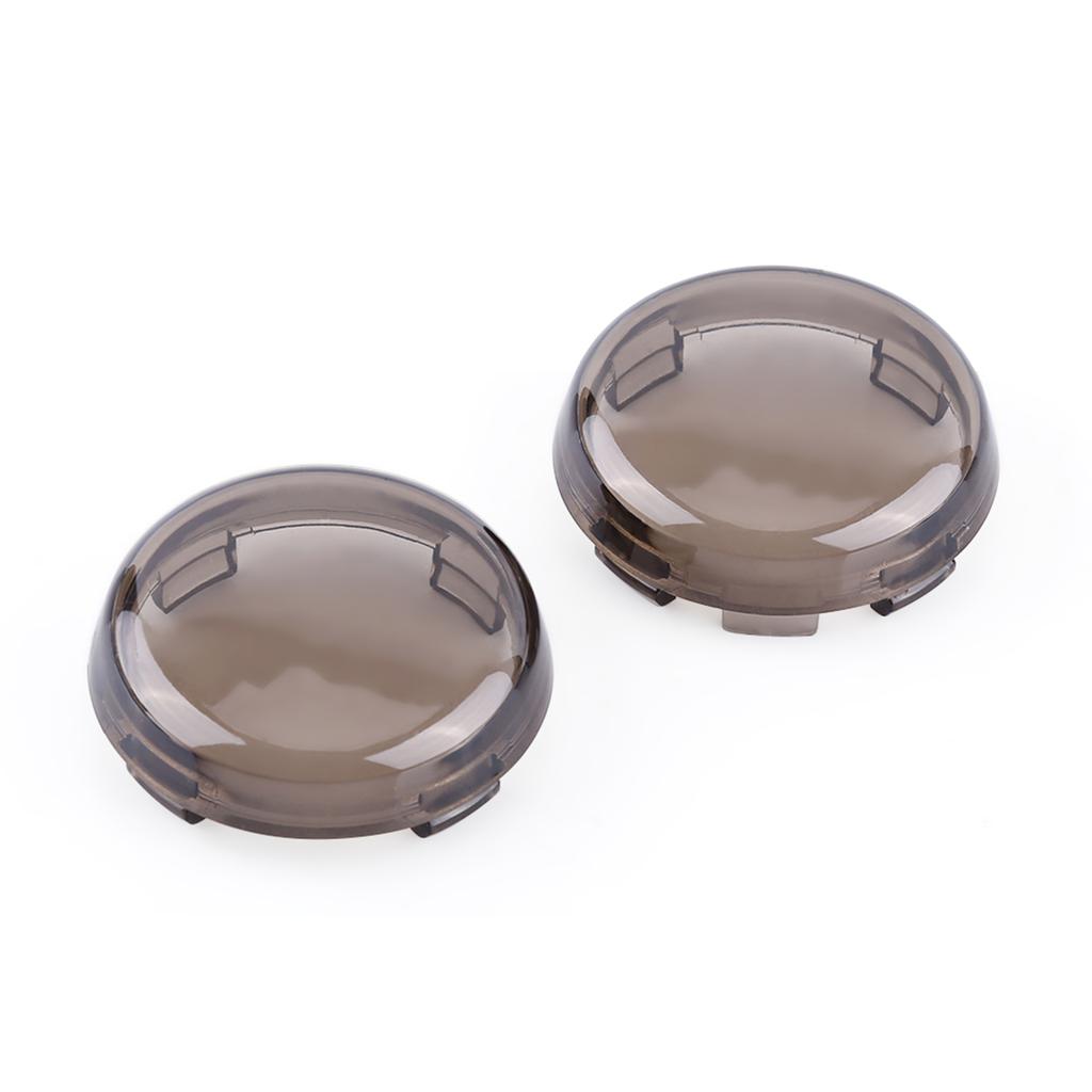 2 pcs Motorcycle Turn Signal Light Lens Cover For Dyna Softail Sportster 1986 15