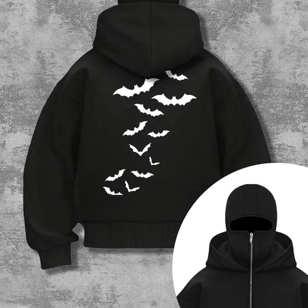 

Мужской черный многоцветный свитшот с капюшоном на половину молнии из мягкой ткани и куртка с капюшоном на полной молнии, подходит для повседневной носки и активного отдыха XXL