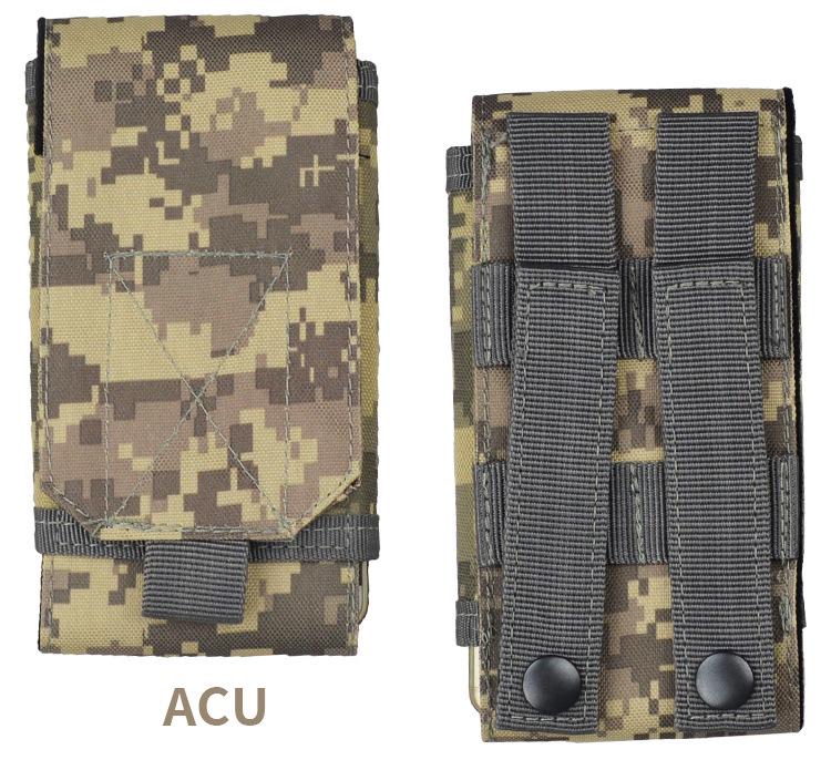 

Outdoor Camouflage Waist Mobile Pouch with Molle Attachment 6-inch