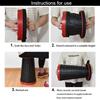 Premium Multifunctional Foldable Round Stool with Foldable Legs - Ideal for Camping, Fishing, and Outdoor Activities