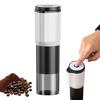 Electric Coffee Grinder with Ceramic Core, Two Adjustable Modes, USB Rechargeable, Includes a Clear Grinding Container, and Can Be Disassembled for