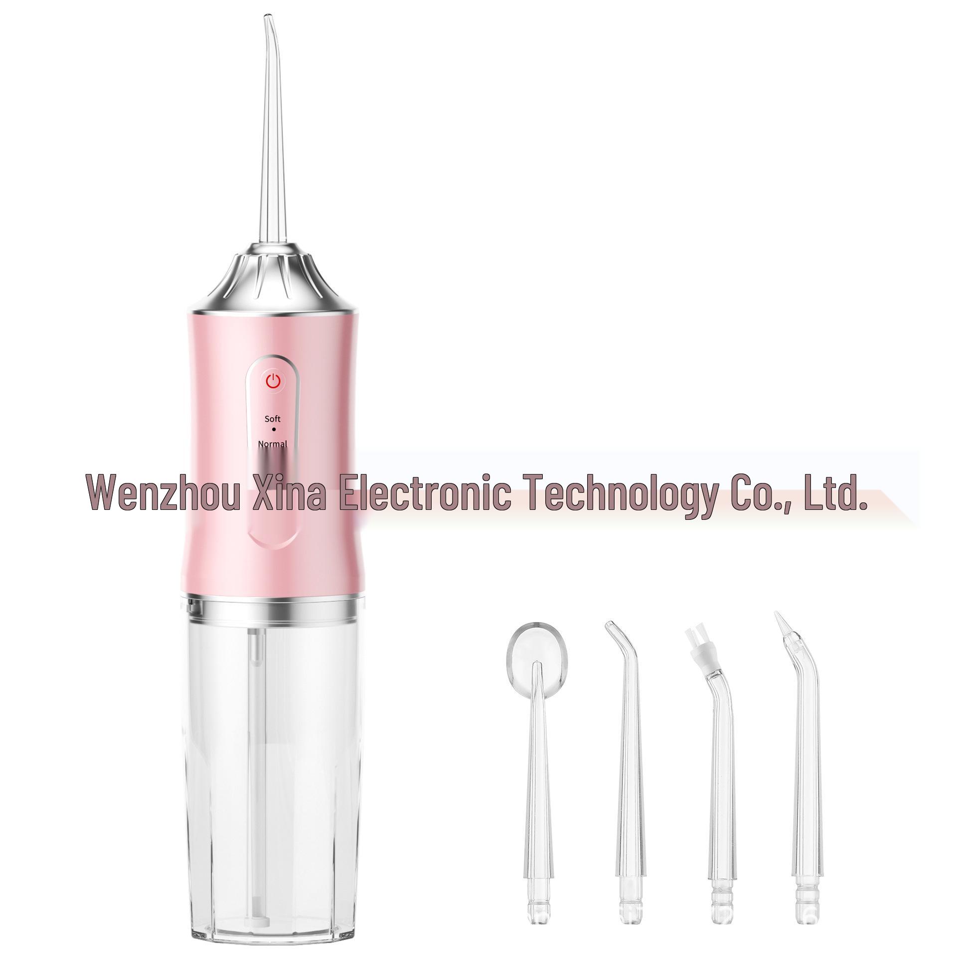 

Умный портативный водонепроницаемый электрический ирригатор для полости рта розовый