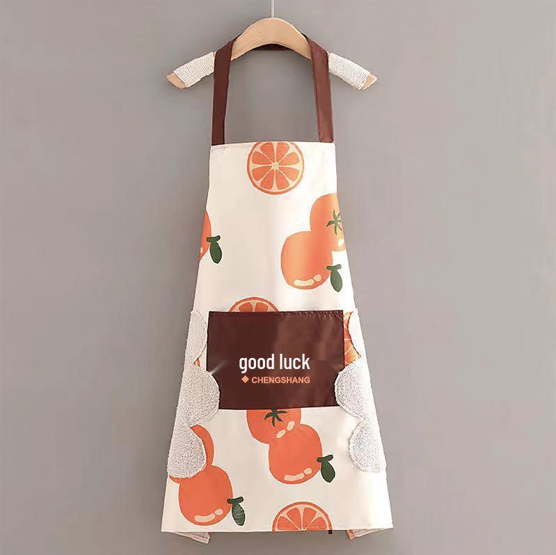 Waterproof Adult Half Apron - Oil-Proof, Dirty-Resistant, Wipable Kitchen Bib