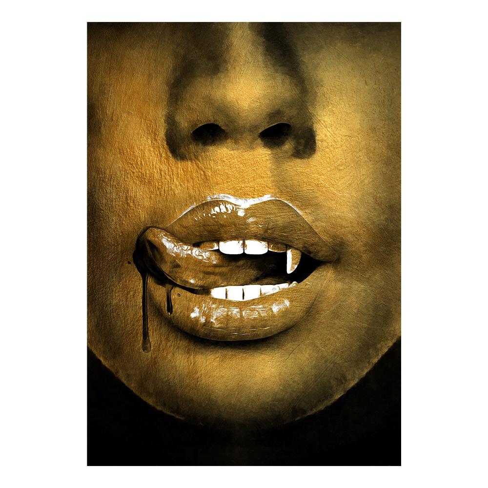 Sexy Red Lip Poster Woman Art Lip Print  Art Canvas Painting Wall Decor Picture For Office Room