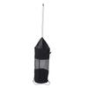 Boat Trash Can Oxford Cloth Black Foldable Large Opening Kayak Garbage Bag for Camping Fishing