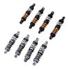 4 szt. 70mm Zestaw Amortyzatorów RC Sprężyna Dwustopniowa Stopowy Amortyzator RC do Samochodów RC 1/10