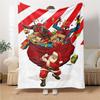 Superheroes Santa Gift Delivery Blanket Soft Throw Blanket For Home Bedroom Bed Sofa Travel Office Solid Christmas Blanket