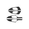 4Pcs Carbon Fiber Interior Door Handle Cover Trim For Nissan Rogue/X-Trail