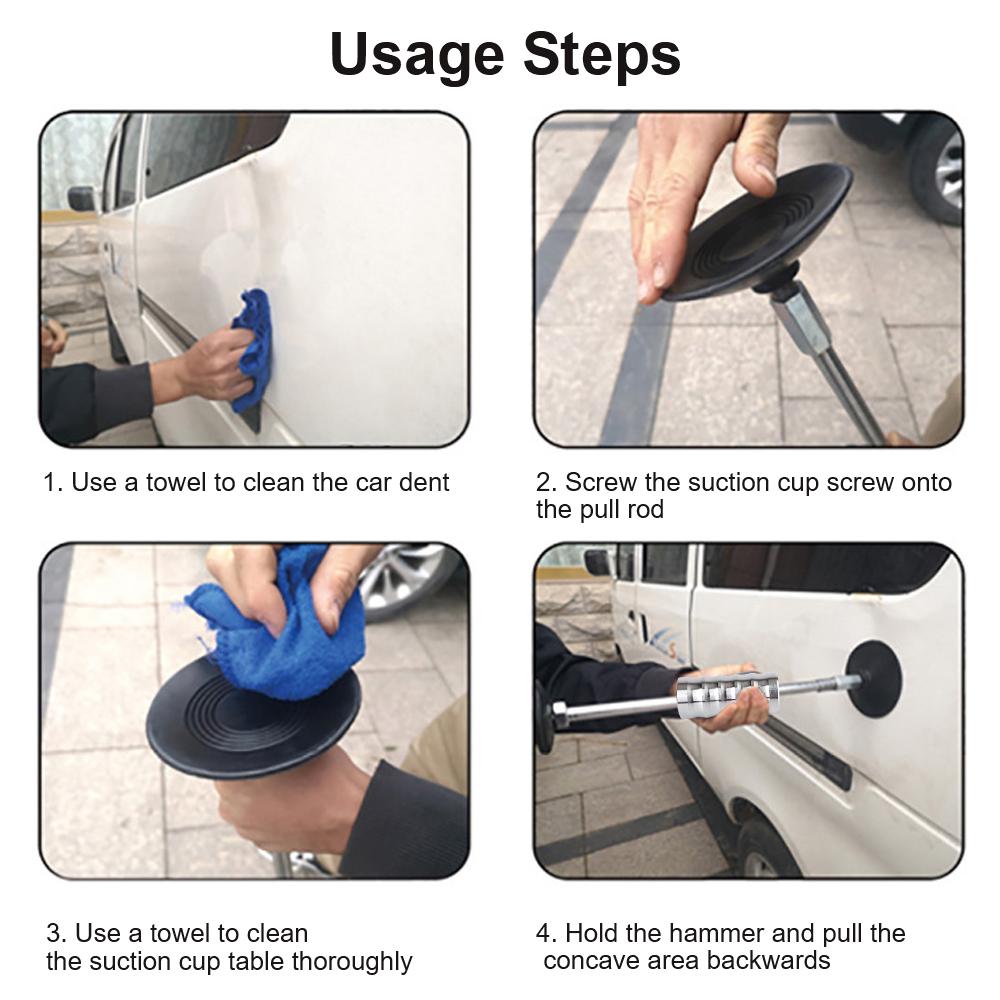 Metal Rubber Car Body Repair Tool Dent Removal Tool Car Dent Remover Car Trucks Body Dent Repair