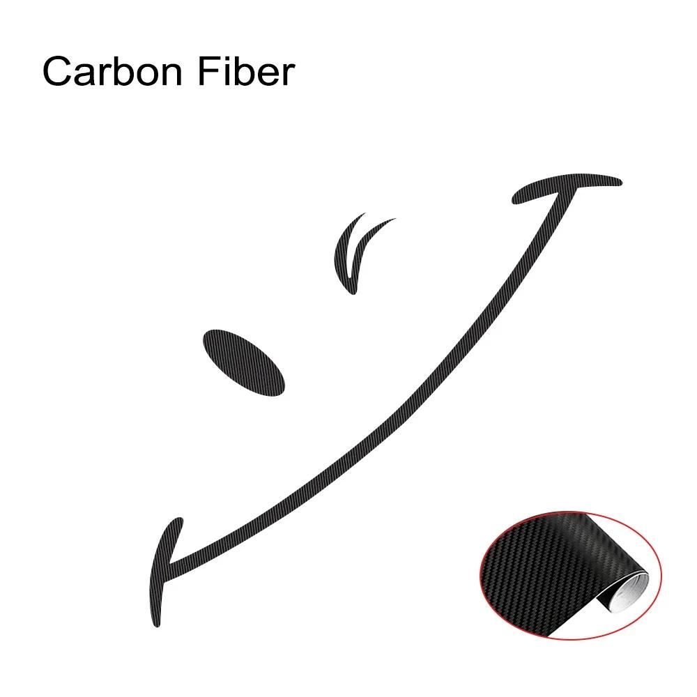 Creative Car Front Rear Bumper Sticker Smile Styling Decal Auto Tuning Accessories For Tesla Model Y S Model 3 BYD Atto Dolphin