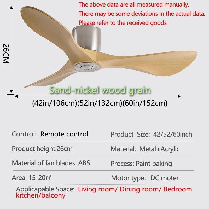6 Speed Modern Industrial Ceiling Fan Adjustable Energy Saving Electric Fan Remote & Quiet DC Motor Household Fan