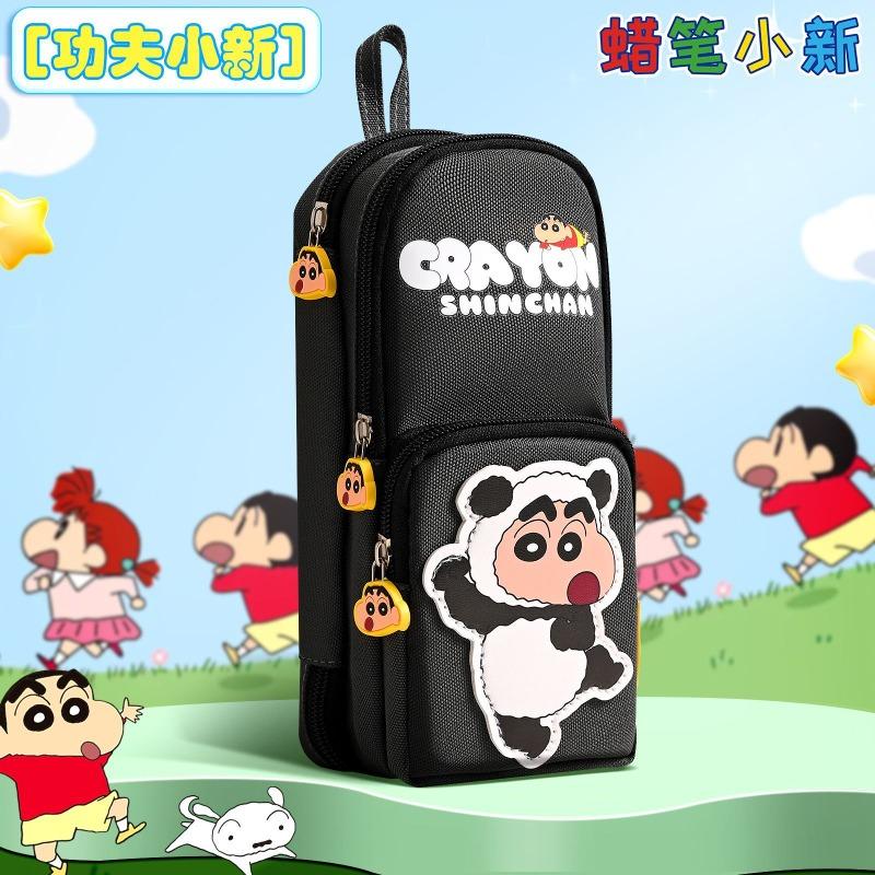 Crayon Shin-chan Cute cartoon Anime Characters Creative Personality Kawaii High-Value Peripherals Large-Capacity Pencil Cases