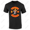 2024 Banddidos Motorcycle Club O Collar Men's T-shirt High Quality Cotton Black Tee Summer Short Sleeved Fashion Street Top
