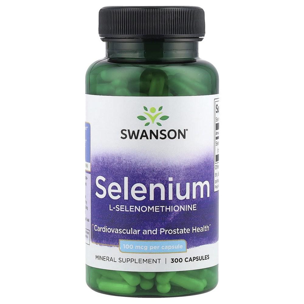 Swanson CAPSULES Selenium 100mcg Capsules 300 Tablets Selenium 100mcg Capsules ... 1 pcs 300