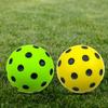 3Pcs Practice Bounce Ball Quiet Foam Pickleballs Bounce Ball Noise Reducing Soft Pickleballs for Indoor Home Use