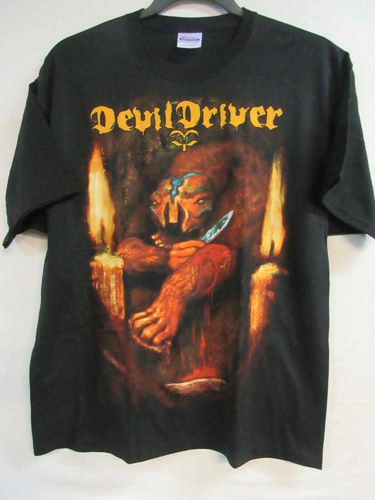 DEVILDRIVER  OFFICIAL MERCH BEAST BAND CONCERT MUSIC  EXTRA LARGE Unisex T-Shirt XL