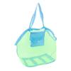 Mesh Beach Bag Multipurpose Large Capacity Foldable Beach Toy Bag for Beach Pool Outdoor Travel Gym