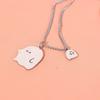 Gift Titanium Steel Couple Cartoon Necklace Cute Ghost Necklace Couple Necklaces Women Necklace