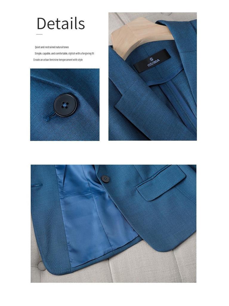 Elegant Women's Slim Fit Business Suit Set for Interviews and Work