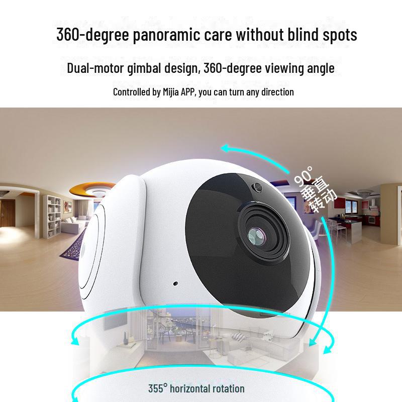 Xiaomi 360° Wireless Home Camera with No Blind Spots, Remote HD, and Mobile Phone WiFi Connectivity