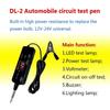 Auto-Stromkreisprüfer DC0-36V Fahrzeug-Pulssensor-Signal LED-Licht Prüfstift Sonde Auto-Spannungsmesser Elektrisches Werkzeug