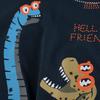 27Kids Trendy Children's Clothing Summer Kids Short-Sleeved T-shirt Dinosaur Pattern Clothes Baby Half Sleeve Boys Tops Pure Cotton