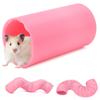 Durable Small Animal Play Tunnel Retractable Small Animal Foldable Play Tunnel  Mink