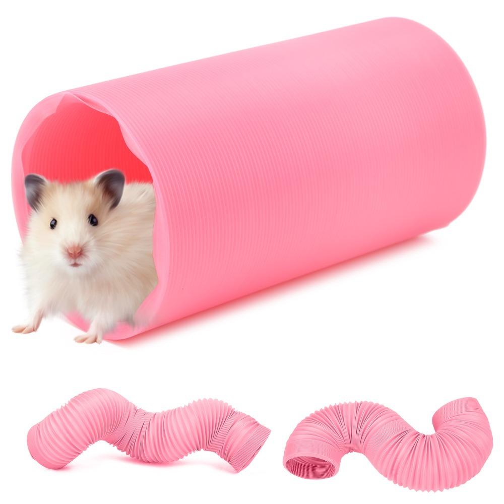 Durable Small Animal Play Tunnel Retractable Small Animal Foldable Play Tunnel Mink