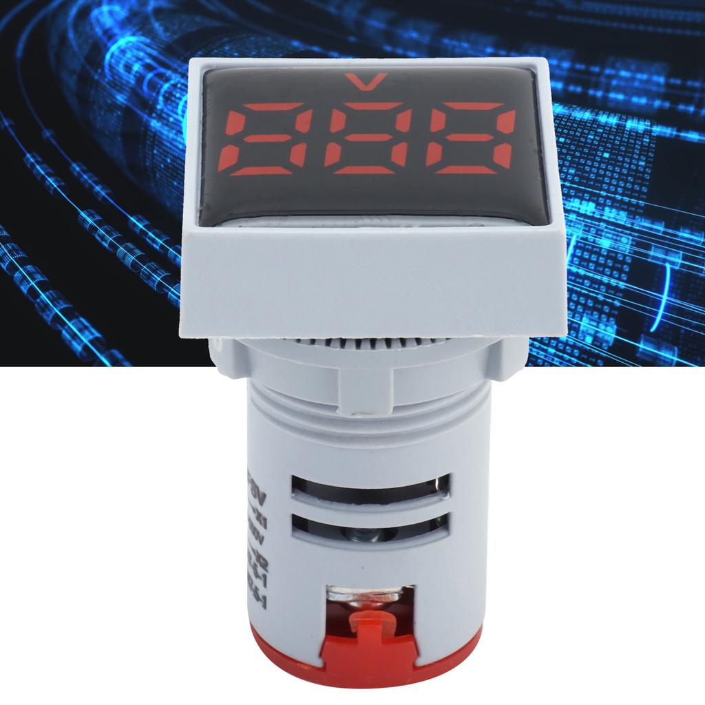 AD16‑22FSV Digital Voltage Signal Indicator Light Panel Voltage Meter Indicator 60.500V AC