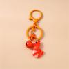 Fashionable Resin Lobster Charm Keychain Lightweight Decorative Pendant Decoration For Women Handbag Gift