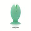 1pc Cute Standing ToothBrush Cover Cap Stand, Portable Travel Toothbrush Head Cover, Cute Fish Shape Silicone Toothbrush Suction Cup Stand