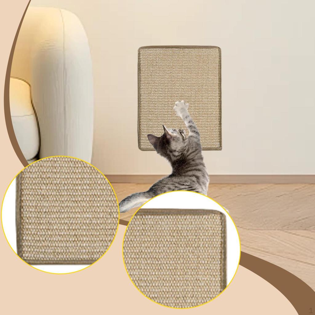 Katzenkratzmatte Schützt Sofa Boden Wand Teppiche Krallenwetzen für Katzen Kätzchen Haustier Spielzeug