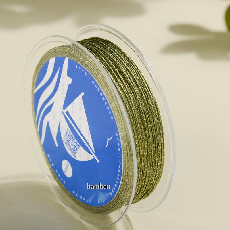 Gold/Silver Thread DIY Hand-Woven Braided Rope Bracelet Kit