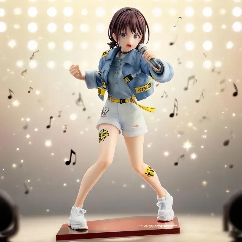 20cm Cartoon Girls Band Cry Suzuhira Hiro Character Model Hand-Made Cartoon Cute Girl Ornaments Toy Birthday Gift