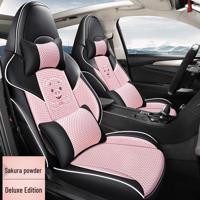 Lynk & Co 06 All-Season Leather & Ice Silk Full Surround Seat Cover for Five-Seater