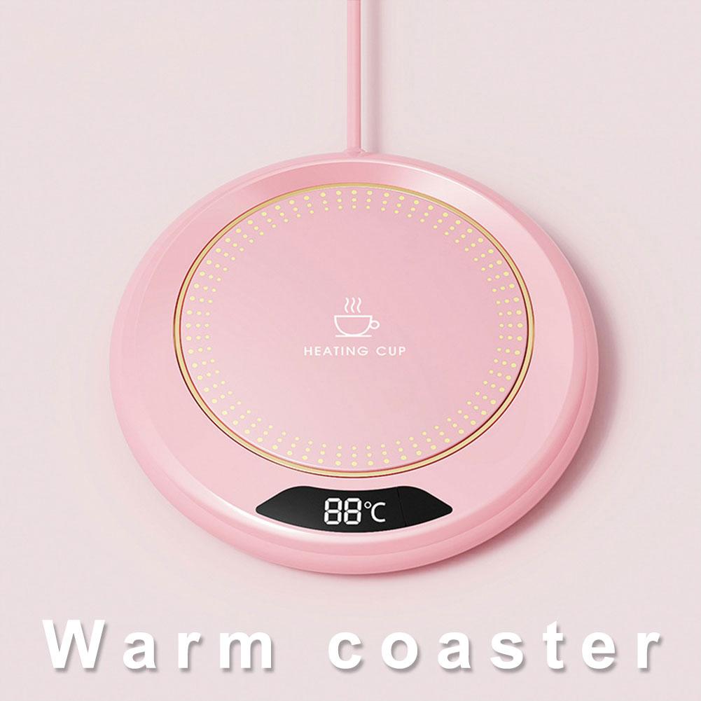 USB Electric Beverage Warmer 3 Temperature Setting Coffee Warmer Plate Coffee Cup Warmer for Coffee Milk Tea Beverage