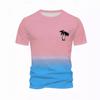 Sommer Bedruckte Herren Trendige Lockere Freizeit Kurzarm T-Shirts Herren Tops