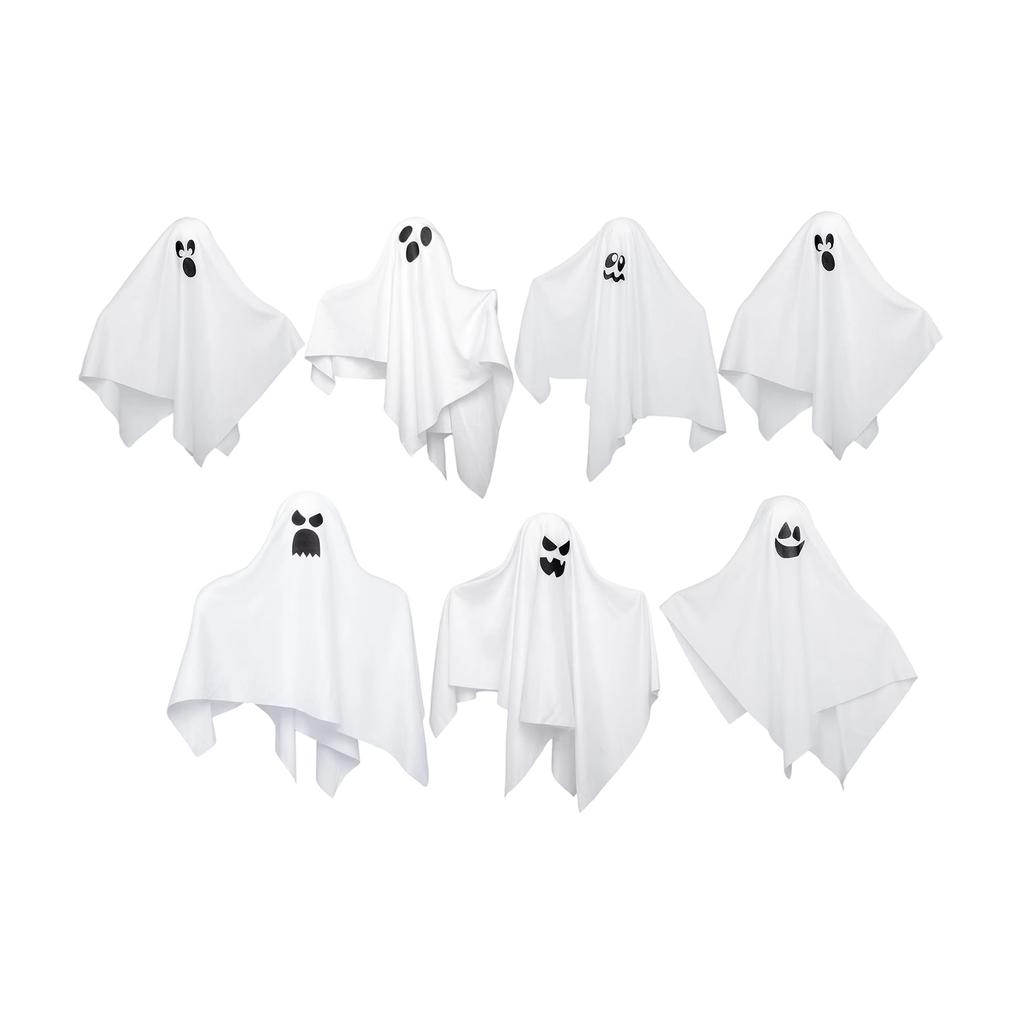 Random 7 Pieces Outdoor Hanging Halloween Decorations, 19.6 Inch Cute Flying  Outdoor Hanging Halloween Decorations Yard Decorations