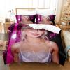 3D-Druck Sabrina Carpenter Bettwäsche-Set Einzelbett Doppelbett Vollgröße Queen-Size King-Size Bettwäsche-Set für Erwachsene Kinder Schlafzimmer Bettbezug-Sets