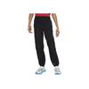 Solid Color Drawstring Casual Jogger Knit Pants Kids Bottoms Black FN8371-010