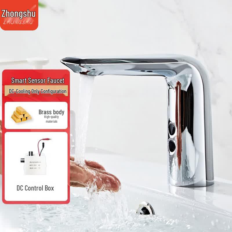 Automatic Infrared Brass Basin Faucet