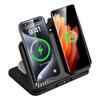 4 In 1 Dual Phone Wireless Charger Stand Magnetic Fast Charging For iPhone 17~12 Samsung S25 Xiaomi Airpods Pro Apple Watch 11~2