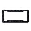 Black License Plate Frames Durable ABS Easy Installation Corrosion Resistant Car License Plate Frame