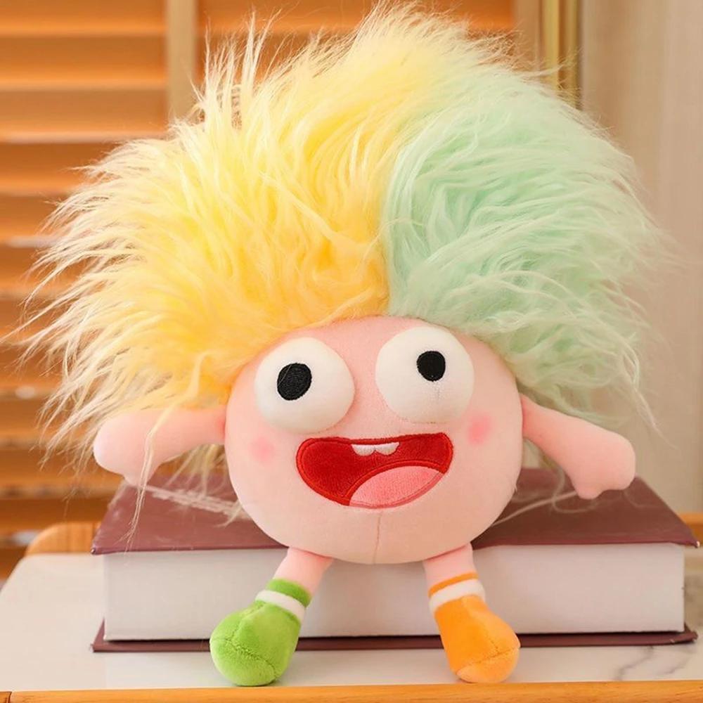 25cm Net Red Dopamin Augenrauschend Verrückt Baby Hässlich Süß Plüschpuppe Cartoon Lustige Puppe Plüschtier Lustige Persönlichkeit Geschenk Jungen Mädchen