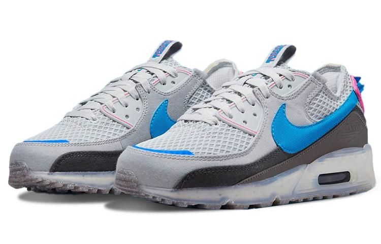 Nike Air Max 90 Textile, Leather Cushioning Abrasion Resistant Cushioning, Wear Resistant Low top Running Shoes Men's DM0033-004