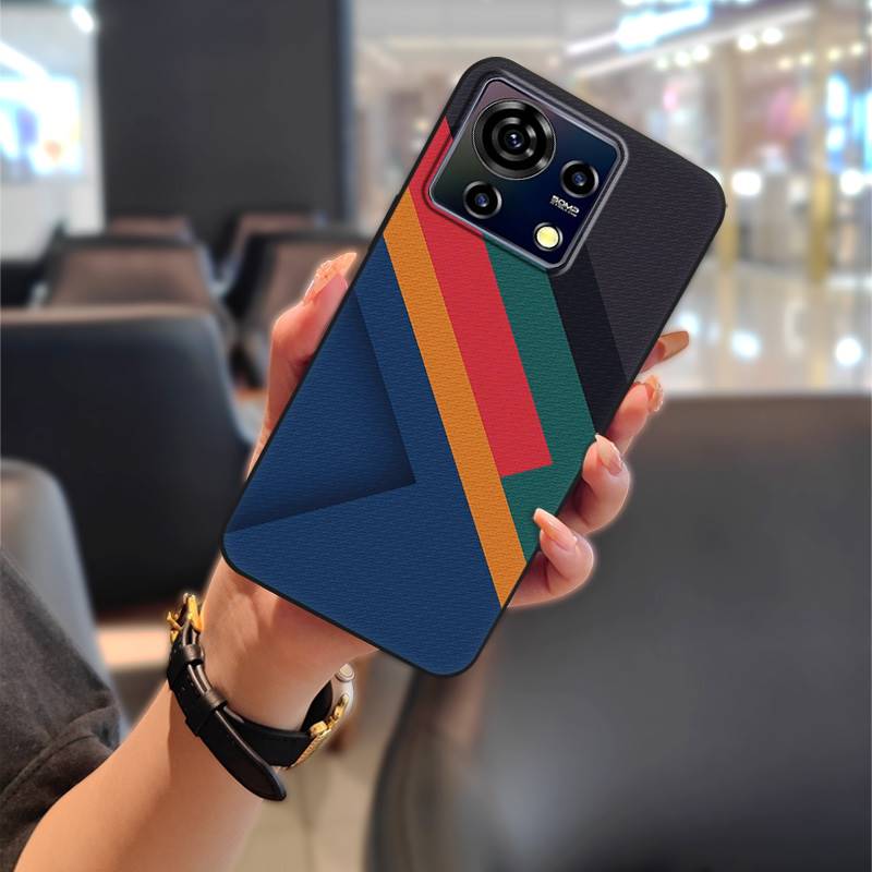 Phone Pouch Dirt-resistant Phone Case For ZTE Blade V50 Vita Graffiti Soft case Durable Anti-knock Silicone Cartoon Cute