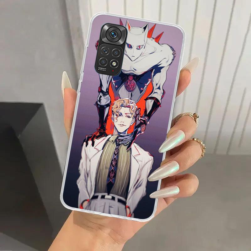 JoJo Bizarre Adventure Phone Case for Xiaomi Redmi Note 15 14 14S 13 12S 12 Pro 11S 11 Plus 11T 11E 10S Soft Funda Print Shell R